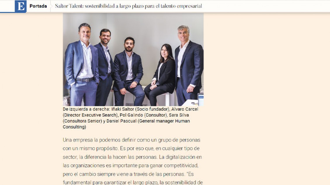 Saltor Talent en portada de Expansión y Empleo